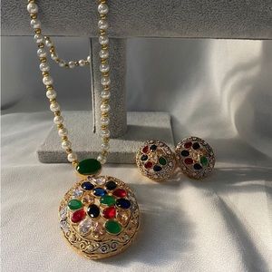 Desi Earring, Necklace | Pakistani Style | Indian Style | For Her | Gift